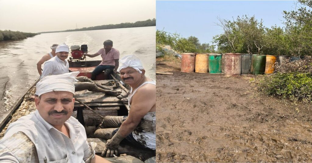 દરિયામાં લંગરાયેલા જહાજોમાંથી ડીઝલ (Diesel) ચોરી! સુરત SOGની કાર્યવાહીમાં 10 લાખનું કૌભાંડ બહાર આવ્યું, તસ્કરો શિપમાં ઇલેક્ટ્રિક મોટર લગાવીને પાઇપલાઇન દ્વારા ડીઝલ ખેંચતા