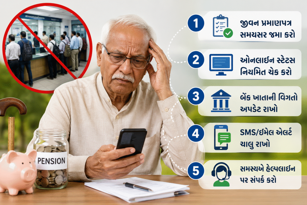 પેન્શન (Pension) મળતું બંધ થઈ ગયું? જાણો 5 સરળ ઉપાય, હવે બેંકના ધક્કા નહીં ખાવા પડે