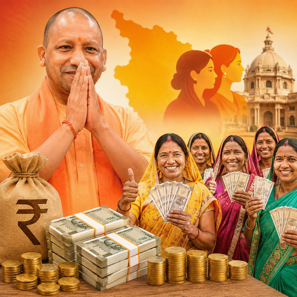 મહિલાઓના ખાતામાં આવશે ₹50,000? યોગી (Yogi) સરકારના આ પ્રસ્તાવથી ચૂંટણી પહેલાં વધ્યો સસ્પેન્સ