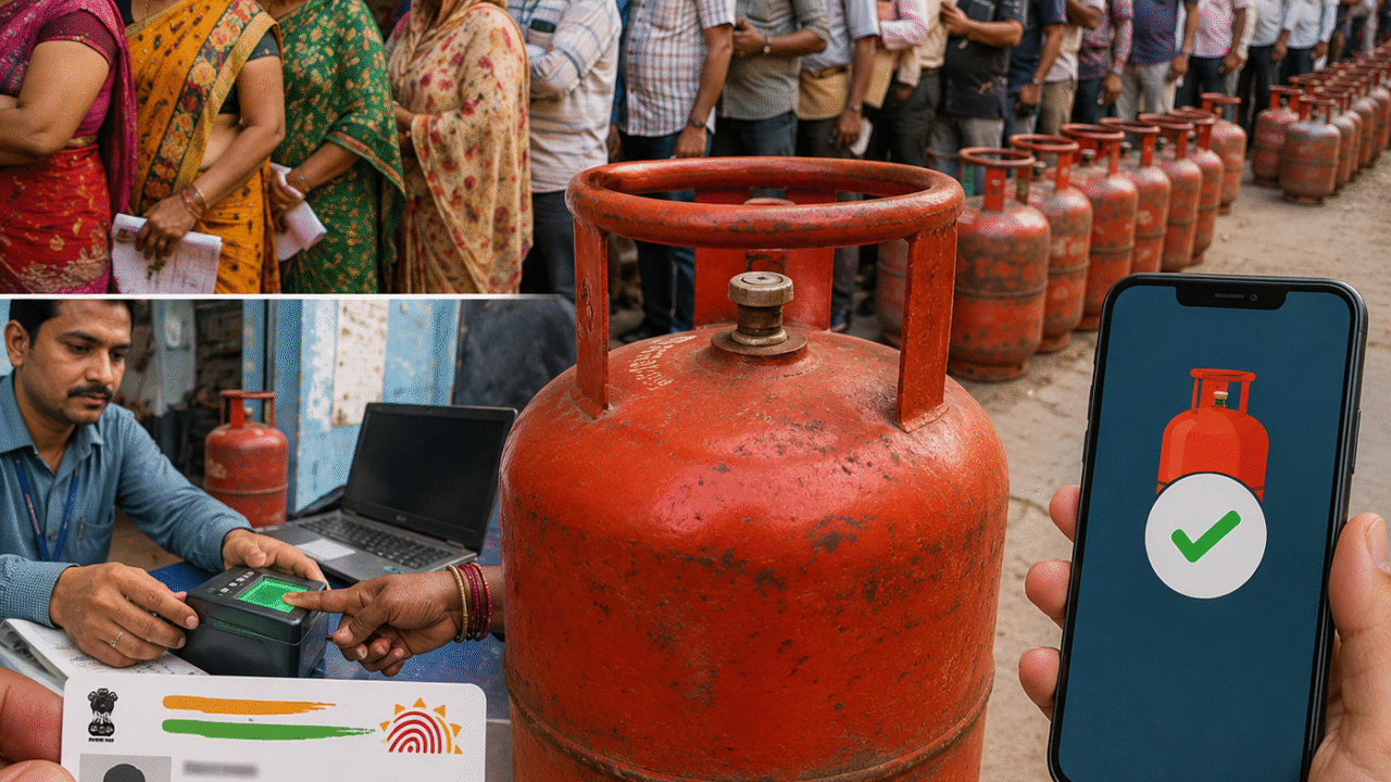 LPG e-KYCની ડેડલાઈન વધી: હવે 23 ઓગસ્ટ સુધી તક, સર્વર-એપ ડાઉનથી ગ્રાહકો પરેશાન; એજન્સીઓ પર લાંબી કતારો